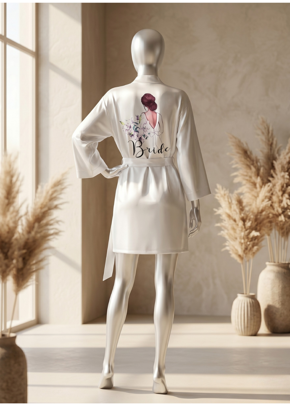 Bride Bliss Satin Robe
