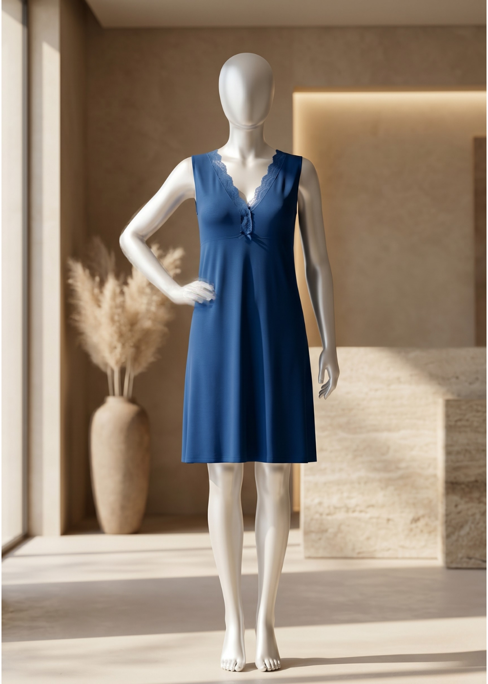 Sapphire Lace Nightdress