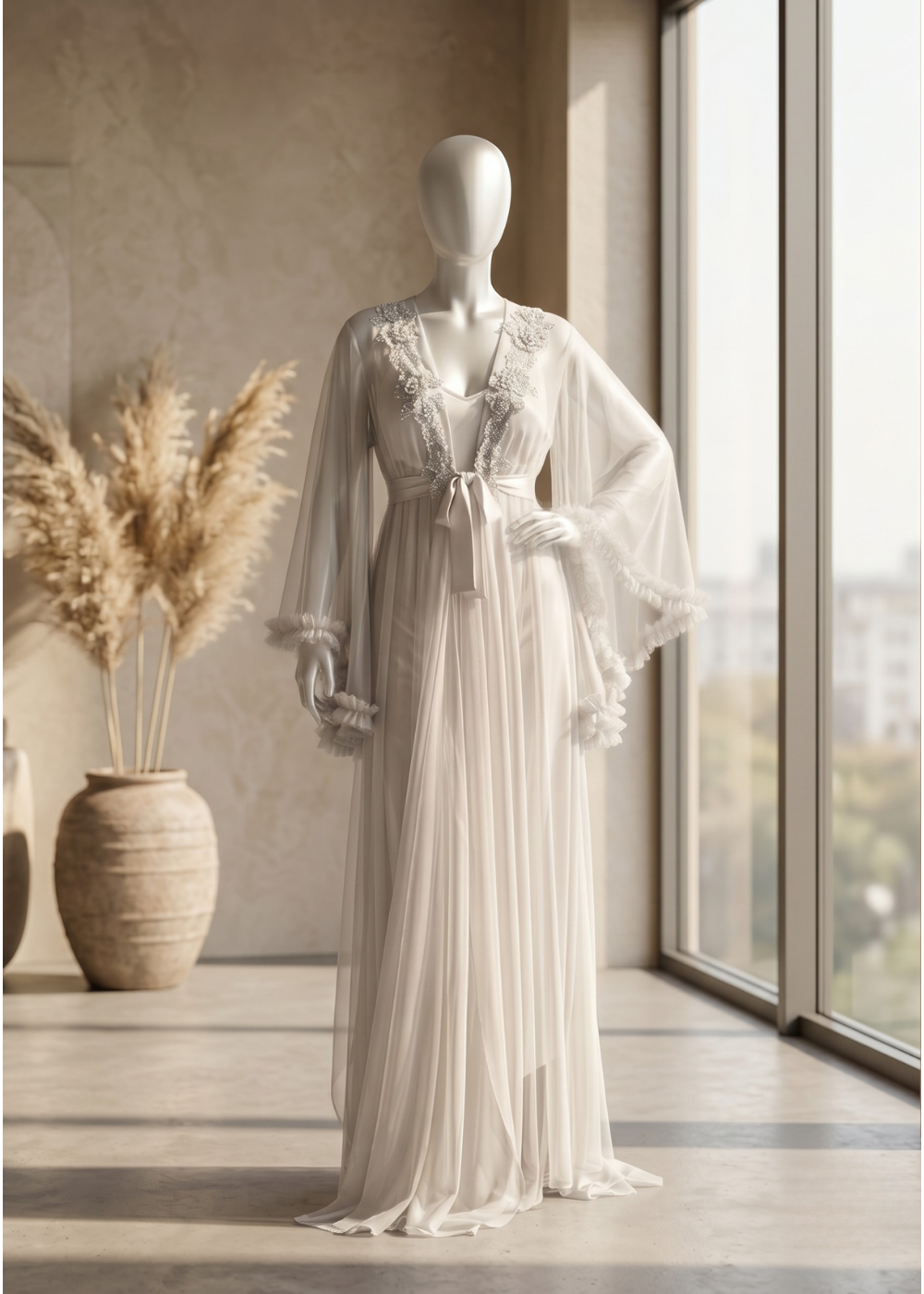 2-piece Bridal Dream Lace Robe