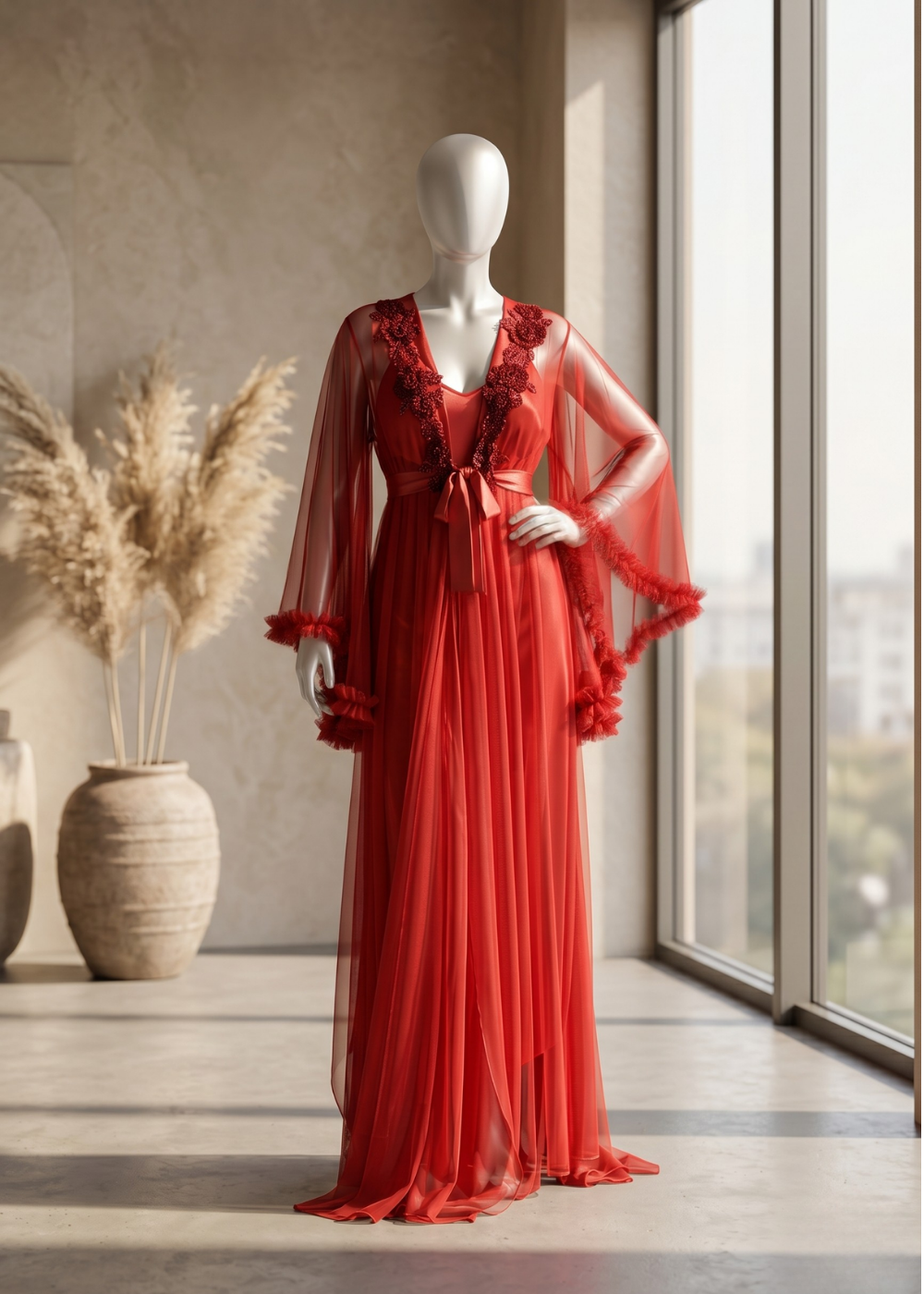 2-piece Bridal Dream Lace Robe