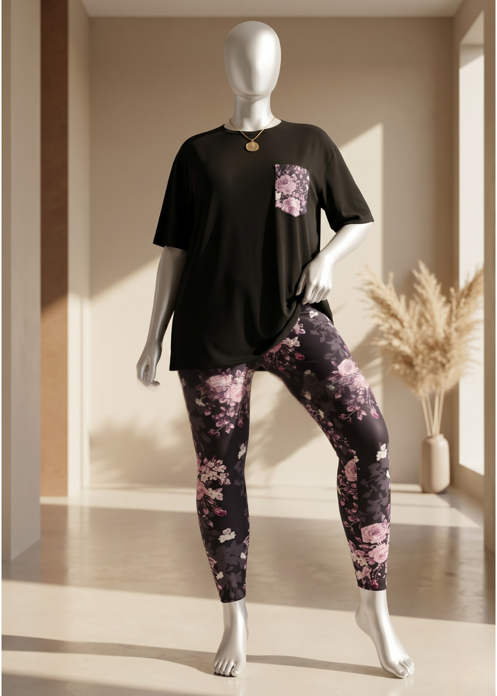 Floral Cotton Summer Pajama Set